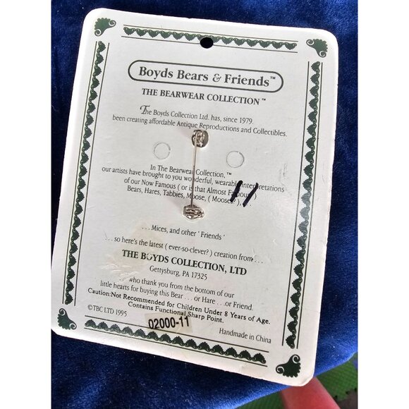 LOT OF 4 BEARWARE BOYDS BEARS & FRIENDS RESIN BROOCH‎ PIN - Picture 13 of 13